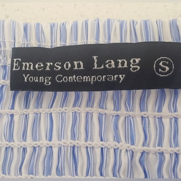 NEW- Emerson Lang blue mini top - Picture 6 of 8